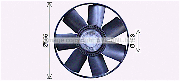 Clutch, radiator fan (IVF149)