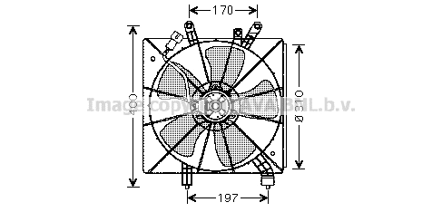 Fan, engine cooling (HD7507)