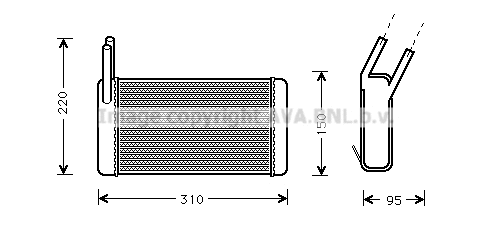 Heat Exchanger, interior heating (AU6131)