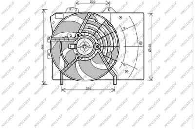 Fan, engine cooling (CI304F003)