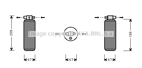 Dryer, air conditioning (UVD025)