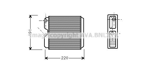 Heat Exchanger, interior heating (OL6240)
