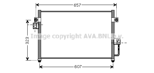 Condenser, air conditioning (HY5134)