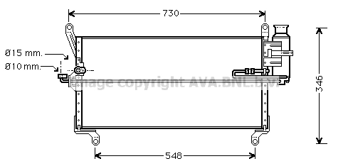 Condenser, air conditioning (LC5069)