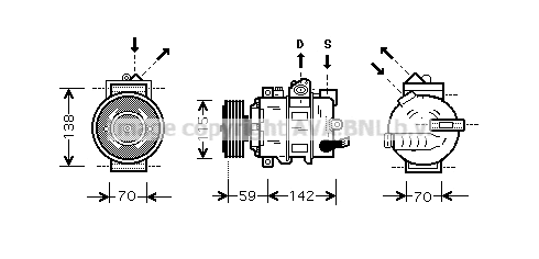Compressor, air conditioning (VNK284)