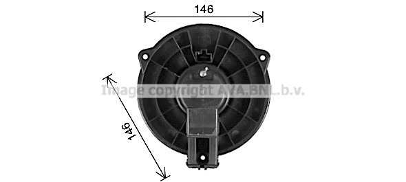 Electric Motor, interior blower (TO8772)