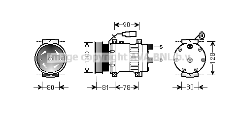 Compressor, air conditioning (AUK202)