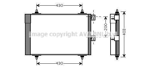 Condenser, air conditioning (CN5241D)