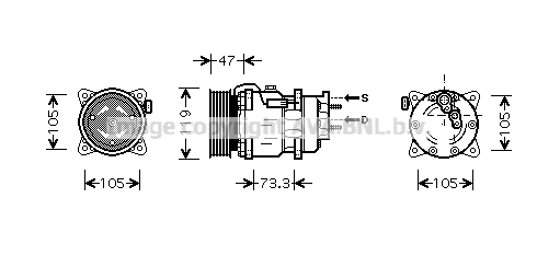 Compressor, air conditioning (PEK242)