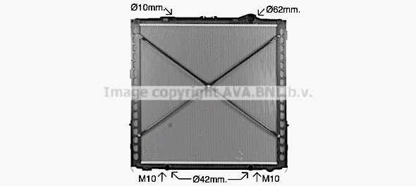 Radiator, engine cooling (DF2098)