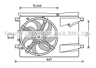 Fan, engine cooling (CN7549)