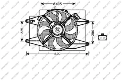 Fan, engine cooling (AA640F003)
