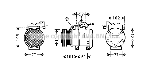 Compressor, air conditioning (HYK222)
