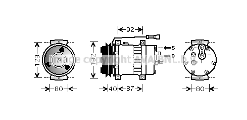 Compressor, air conditioning (JRK044)