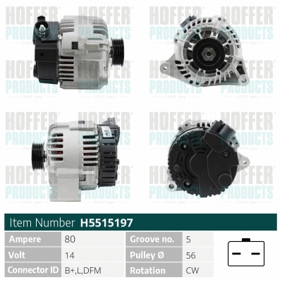 Alternator (H5515197)