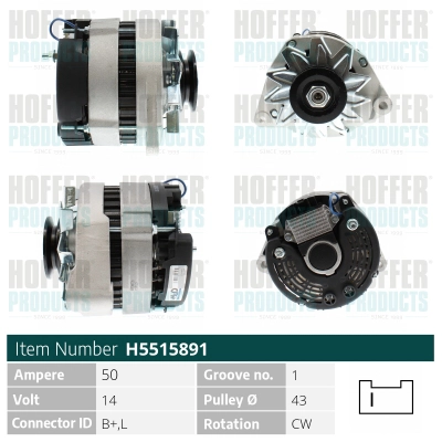 Alternator (H5515891)