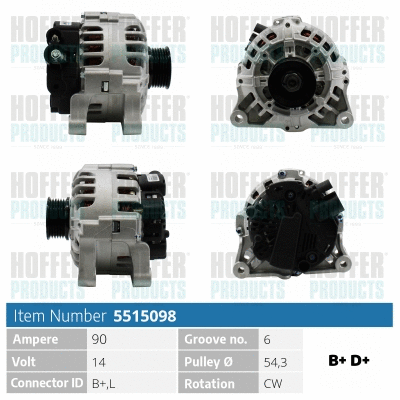 Alternator (H5515098)