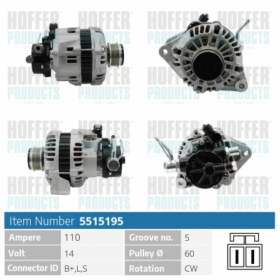 Alternator (H5515195)