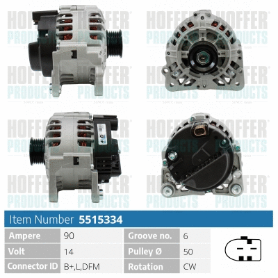 Alternator (H5515334)