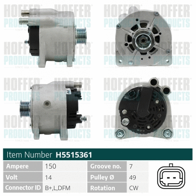 Alternator (H5515361)