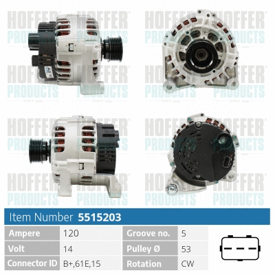 Alternator (H5515203)