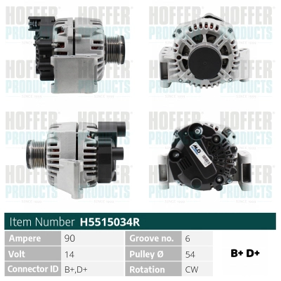Alternator (H5515034R)
