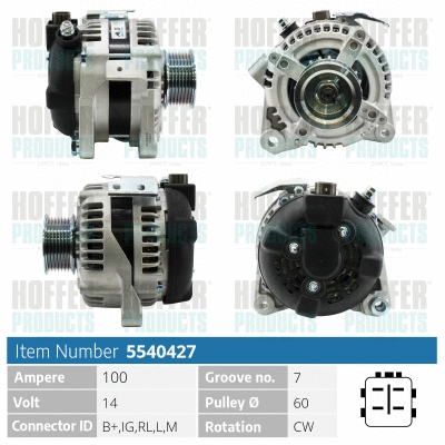 Alternator (H5540427)