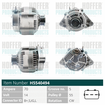 Alternator (H5540494)