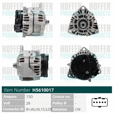 Alternator (H5610017)