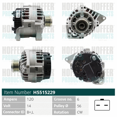 Alternator (H5515229)