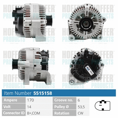 Alternator (H5515158P)