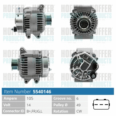 Alternator (H5540146)