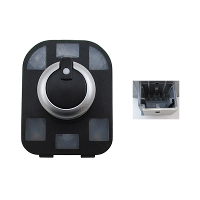 Switch, exterior rearview mirror adjustment (H206009)