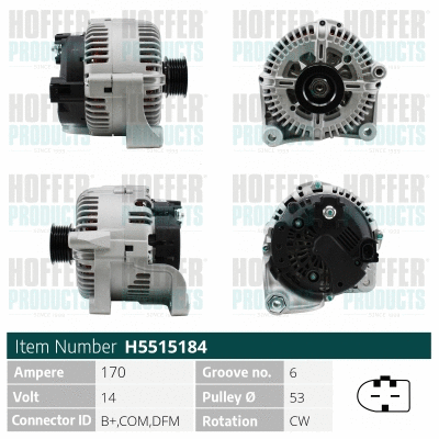 Alternator (H5515184)