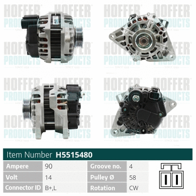 Alternator (H5515480)