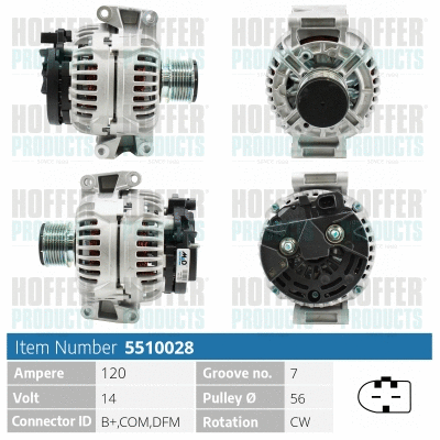 Alternator (H5510028)