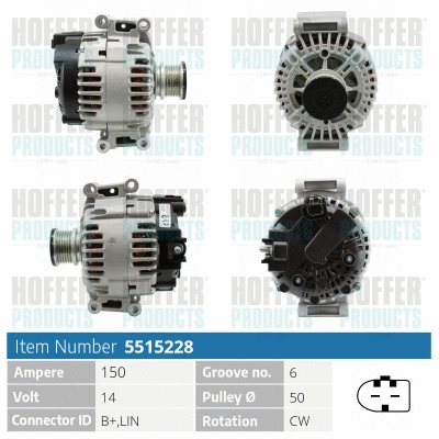 Alternator (H5515228P)