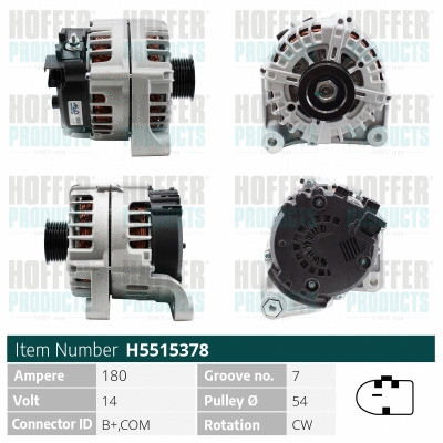Alternator (H5515378)