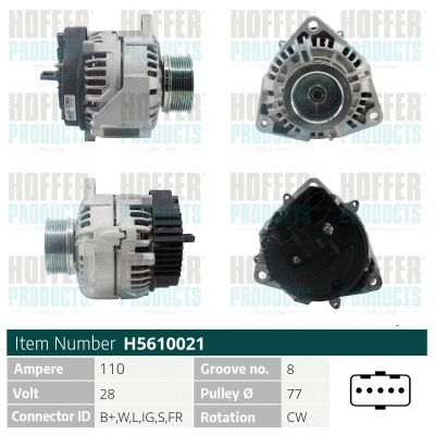 Alternator (H5610021)