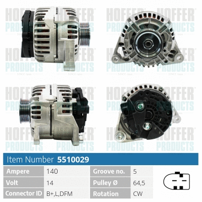 Alternator (H5510029)