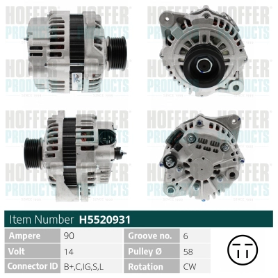 Alternator (H5520931)