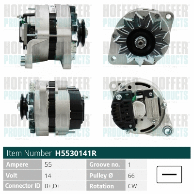 Alternator (H5530141R)
