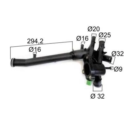 Thermostat, coolant (8192801)
