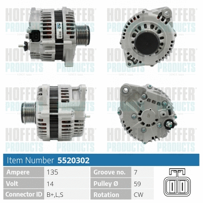 Alternator (H5520302)