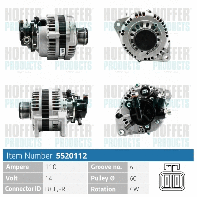 Alternator (H5520112)