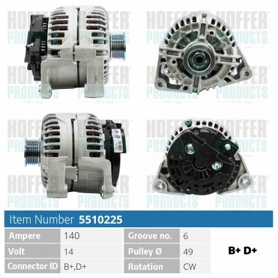 Alternator (H5510225P)