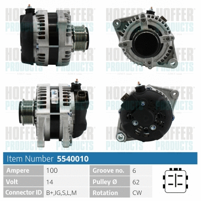 Alternator (H5540010)