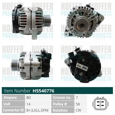 Alternator (H5540776)