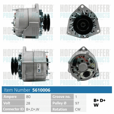 Alternator (H5610006)