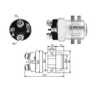 Solenoid Switch, starter (46321)